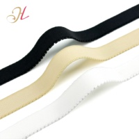 Bretelles de soutien-gorge en peluche colorées et brillantes, bande élastique en nylon antidérapante avec bord picoté