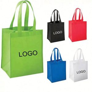 Sacs de courses réutilisables avec logos personnalisés, fournis par l'usine, faible MOQ, sacs fourre-tout non tissés - Product Image 3