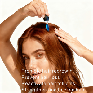 Suero para el Crecimiento del Cabello con Logotipo Personalizado, Orgánico, Previene la Caída del Cabello, 5% Ahk-Cu, Péptido de Cobre Ghk-cu, Biotina, Sylax 30 ml - Product Image 5