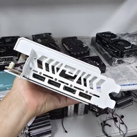 Carte graphique de jeu pour ordinateur de bureau RX 6750 GRE 12 Go GDDR6 192 bits blanche à 3 ventilateurs, PCI-E4.0, GPU extractible, d'occasion