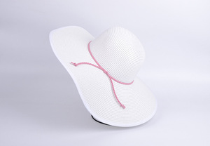 Sombrero de Sol de Ala Ancha Plegable de Papel Trenzado para Mujer, Ideal para Viajes y Playa, Verano - Product Image 3