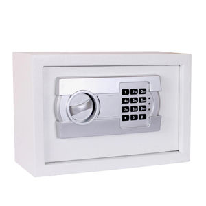 Serrure de coffre-fort à clé en acier pour la maison/le bureau avec crochets Boîte de verrouillage Pioch avec porte-clés Fabriqué en acier avec serrure électronique - Product Image 1