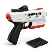 Nouveau Pistolet Lance-Dards en Mousse à Triple Canon avec Éjection de Douilles 2026 – Jouet de Tir Extérieur pour Enfants – Idéal Cadeau
