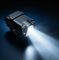 Lampe torche tactique rechargeable USB-C AURORA, étanche IP67, 1200 lumens, en aluminium aéronautique, réglable, ALO-GL1 LED Gunlight
