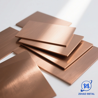 Plaque de cuivre de haute pureté 99,99% pour investissement/gestion de patrimoine/matière première industrielle, disponible sur stock, personnalisable en pièces de 1 kg