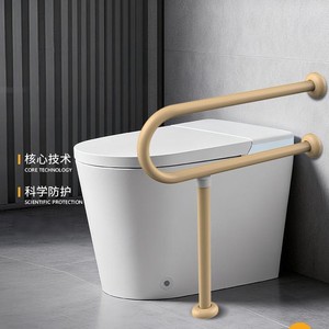 Toilet <b>Grab</b> <b>Bar</b> Wall Mounted Anti Slip 150kg Capacity Minimalist Design For Bathroom Accessibility - Product Image 2