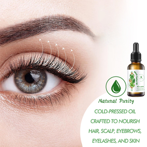 Oem nero olio naturale nutriente idratante per la cura dei capelli riparazione <span class=keywords><strong>sopracciglia</strong></span> ciglia crescita olio essenziale - Product Image 4
