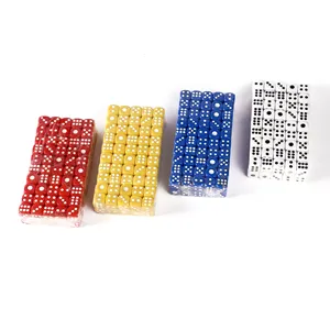 14MM Rounded Acrylic Dice Color Dice Bar KTV Sieve Dice In Stock Toy Accessories