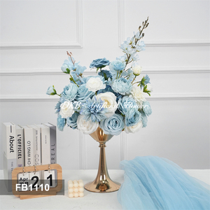 DKB 50Cm 60Cm 70Cm 80Cm Silk Artificial Flower Ball Large Rose Flower Arrangement Wedding Table Flower Centerpieces - Product Image 2