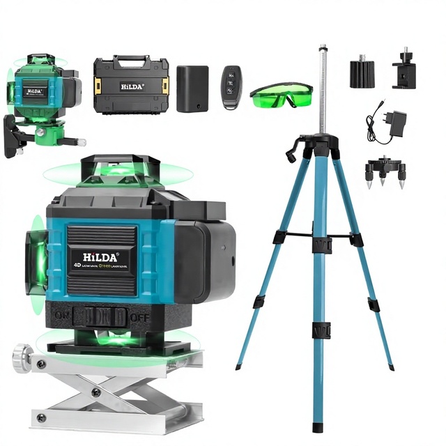 16-line Green Laser Level Projector with Strong Light Infrared and Automatic Leveling