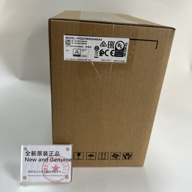Brand New Original Nuine Fquency Converter Vfd2a7ms43ansaa
