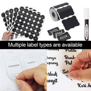 Offre Spéciale pot en verre à haute teneur en borosilicate pot de stockage en verre pour la maison et la cuisine pot à épices en verre avec couvercle en bambou noir ensemble - Product Image 5