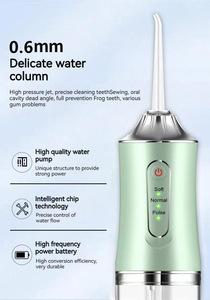 Punzón dental inteligente, cepillo <span class=keywords><strong>de</strong></span> dientes con hilo <span class=keywords><strong>de</strong></span> agua, limpiador bucal y dental portátil para el hogar, punzón dental eléctrico - Product Image 5