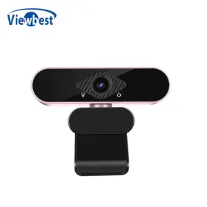 HD веб-камера с USB для дома и офиса, вращающаяся веб-камера для видеозаписи с микрофоном для ПК