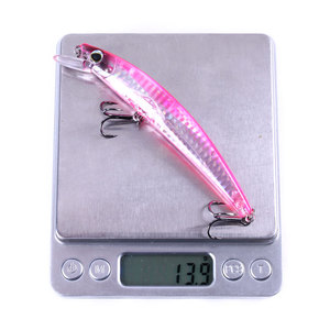 Esche artificiali rigide Long Minnow <span class=keywords><strong>in</strong></span> plastica per la <span class=keywords><strong>pesca</strong></span> <span class=keywords><strong>in</strong></span> <span class=keywords><strong>mare</strong></span>, <span class=keywords><strong>con</strong></span> linguetta. - Product Image 3
