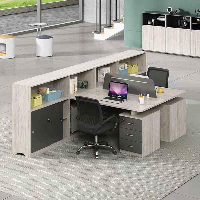 新型3人用デスクオフィスワークステーション/スタッフ用オフィス家具 