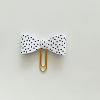 Belle fille arc métal doré trombone décoration manuel signet planificateur accessoires pour paperasse bureau école