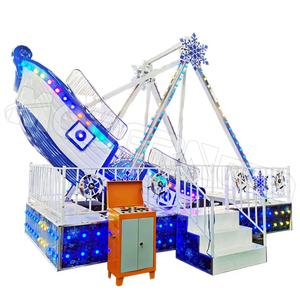 Atractivo Barco Pirata de Fibra de Vidrio para Parque de Atracciones, Juego Mecánico Temático en Venta - Product Image 1