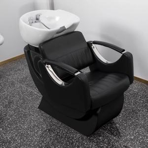 Sillón de Lavado de Cabello de Cuero para Salón de Belleza, Peluquería y Barbería - Product Image 3