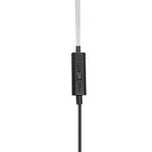 Écouteur pour talkie-walkie EARPHONIC avec prise M, microphone, tube acoustique, casque supra-auriculaire, design en plastique et métal pour les employés de réception - Product Image 3