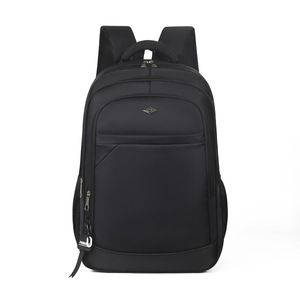 <b>Laptop</b> <b>Backpack</b> For Men Large Capacity Business Travel Shoulder Straps Solid Color Black - Product Image 2