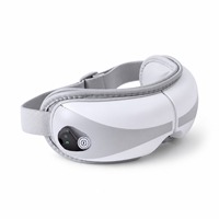 Masseur oculaire intelligent OEM ODM avec pression d'air, chaleur, vibrations, musique, 5 modes, rechargeable par Type-C, masque de soin des yeux pliable, vente en gros