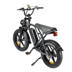 UK US EU Warehouse 750W Powerful Electronic Bicycle 20 Inch Fat Tire Ebike City Mountain Electric Bike Adult Ouxi H9 250w