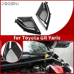 Remplacement de la garniture alvéolée du pare-brise pour Toyota <span class=keywords><strong>GR</strong></span> <span class=keywords><strong>Yaris</strong></span> 2025+ en fibre de carbone, déflecteur d'eau du coffre avant, conduit de capot, gouttière de pluie - Product Image 2
