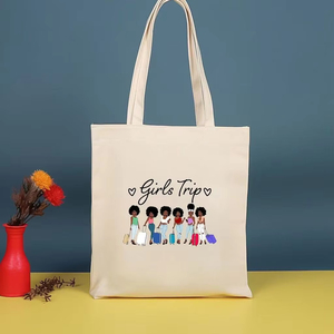 Wholesale Large Capacity Heavy Duty Cotton <b>Canvas</b> <b>Tote</b> Bag Reusable Shopping Shoulder Handbag - Product Image 2