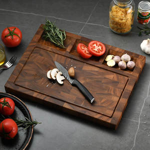 FLYWOD, accesorios para el hogar y la cocina, tabla de cortar de madera de nogal negro de grano final, tabla de cortar de madera - Product Image 3