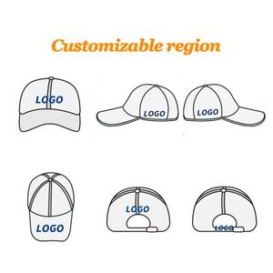 Custom Colorful 3D Embroidery Logo Acrylic Snapback Caps 6 Panel Mens Hats - Product Image 3