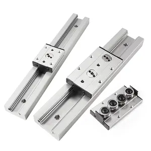 Cheap Dual Shaft Linear Rail Mounted Heavy Duty Sgr Cnc Linear Guide Rail And Linear Roller Bearings Linear Guideways