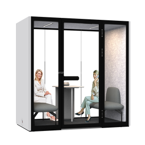 Cabine di Lavoro Silenziose Comine per Due Persone, <span class=keywords><strong>Capsule</strong></span> per Privacy, Postazioni Ufficio Insonorizzate - Product Image 4