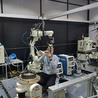 Robot de soudage automatique OTC FD-B6L Mag Mig à 6 axes, machine de soudage DM350, portée de 2,0 m, charge utile de 6 kg, 380 V, 1 kW, industriel