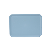Service de table personnalisé, assiettes en plastique réutilisables rectangulaires