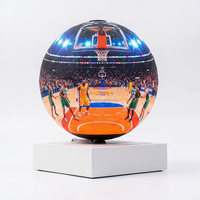 Anpassbare Kugel-LED-Anzeige P2.5 für Innenwerbung, Weiche Kreisform, SMD 1080P Auflösung, 3 Jahre Garantie