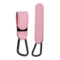 Attaches de poussette personnalisées 100 % nylon écologiques résistantes à la chaleur, durables, portables, souples, accessoires de rangement et de voyage doubles pour bébé