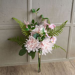 Flores Artificiales CallaFloral, Mezcla de Crisantemos, Espuma Plástica, Malla de Alambre, Tela, Hechas a Mano, Decoración del Hogar, Ramos de Boda - Product Image 3
