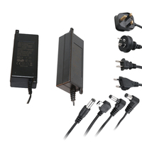 Adaptateur d'alimentation universel AC/DC 220V 240V de type bureau 12V 24V pour LED, CCTV, ordinateur portable CE
