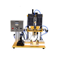 Machine de capsulage de bouteilles en plastique/capsuleuse automatique de bouteilles d'huile essentielle avec bande transporteuse