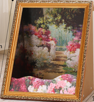 Lit pour chat Mona Lisa à effet 3D, peinture à l'huile, art moderne de luxe, griffoir remplaçable, créatif, vente en gros, emballé en carton