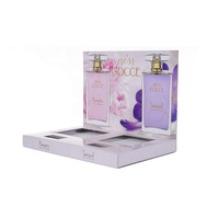 Présentoir de comptoir promotionnel en carton pour flacons de parfum, présentoir de parfum en carton pour table