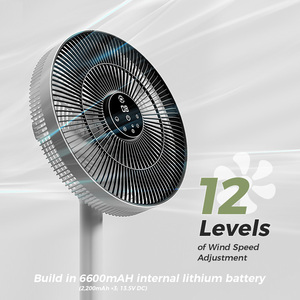Ventilateur Pliable Portable Rechargeable avec Télécommande 12 Vitesses Oscillant pour Maison Bureau Camping - Product Image 2