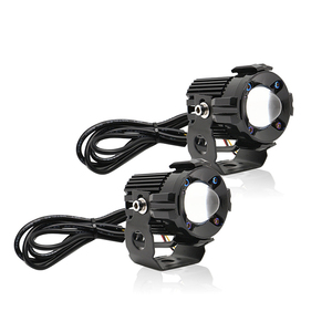 Phare LED de moto Autodragons Factory OEM, super lumineux, double faisceau (phares de croisement et de route), bicolore 3000K 6000K avec projecteur - Product Image 5