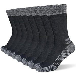 BREMAN Chaussettes pour hommes, enfants et jeunes, motif noir, antibactériennes, respirantes, en spandex/coton, sans couture, séchage rapide, pour la course - Product Image 6