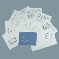 Kit de broderie DIY moderne et simple, style chinois, pour livre de motifs, avec aiguille et fil, souvenir, vente en gros, modèle de luxe A3599