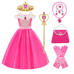 ชุดเจ้าหญิงเจ้าหญิงสวยงามและเบลล์สำหรับเด็กผู้หญิง, ชุดกระเป๋าสร้อยข้อมือสร้อยข้อมือสร้อยข้อมือชุดเจ้าหญิงของตกแต่งงานปาร์ตี้ - Product Image 3