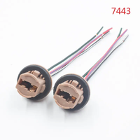 Ampoules LED pour voiture T20 Support Prise Adaptateur Faisceau de Câblage Connecteur P21W 7528 1156 1157 BA15S BAY15D 7440 7443 T20