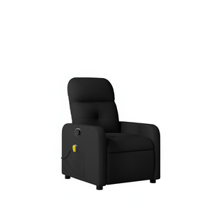 Sillón Reclinable de Masaje Estándar en Madera Negra y Metal con Tela de Poliéster - Product Image 1