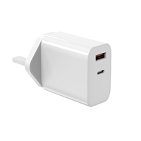 Chargeur rapide 65W à technologie GaN, ports 2C1A, choix préféré pour la charge rapide des smartphones